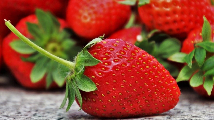 Las fresas poseen potentes antioxidantes que trabajan contra los radicales libres, inhibiendo el crecimiento del tumor y disminuyendo la inflamación en el cuerpo. (Pixabay)