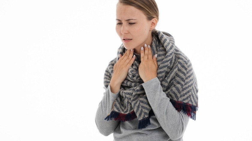 El aire seco también puede propiciar los dolores de garganta porque la persona comienza a respirar por la boca en lugar de por la nariz.(Pixabay.)