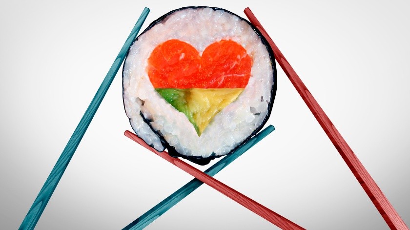 El sushi japonés es uno de los platos más recomendables para la cena de enamorados.(efe, efe)