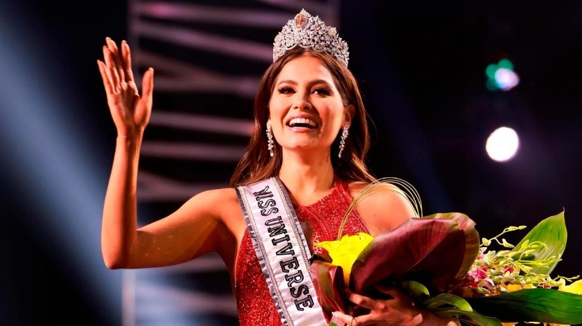 Andrea Meza, fue coronada como Miss Universo este domingo y luego del recibimiento de este título aseguró que quiere dedicar su reinado a concienciar sobre la violencia de género.(EFE.)