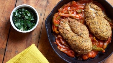 Espinacas y pollo italiano al horno, una opción deliciosa y nutritiva