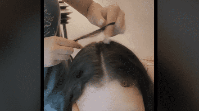 El reto del 'estallido del cuero cabelludo' se ha viralizado en TikTok.(Captura)