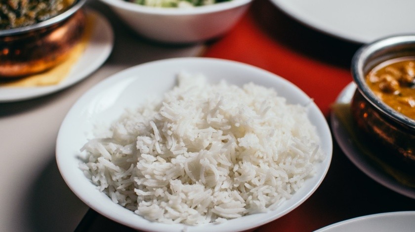 El arroz blanco se considera un alimento con un alto índice glucémico.(Unsplash)