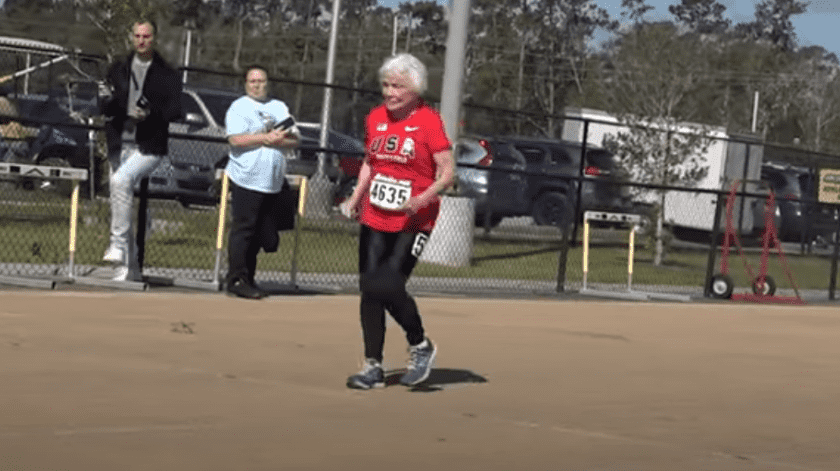 Julia ha conseguido un récord mundial a sus 105 años.(Captura de video)