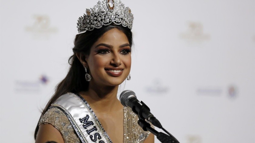 Harnaaz Sandhu fue coronada como la nueva Miss Universo.(EFE)