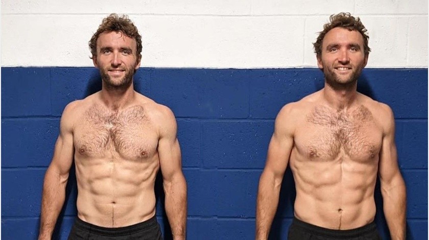 Los gemelos Turner compartieron los resultados de su experimento sobre la dieta vegana y la omnívora.(Instagram)