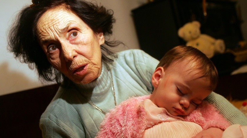 Adriana dio a luz a su primogénita a los 66 años y ahora que tiene 83 desea tener otro hijo.(REUTERS, X00337)
