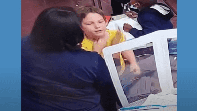 VIDEO: Maestra salva de asfixia a un estudiante de 9 años con la maniobra de Heimlich