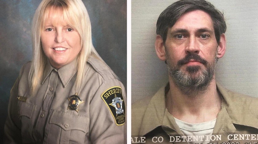 Vicky White y el recluso Casey Cole White se fugaron de la cárcel el 29 de abril de 2022 en Florence, Alabama.(EFE)