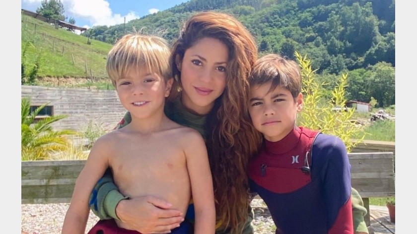 Shakira es madre de dos varones, ahora interesados en la música(Instagram)