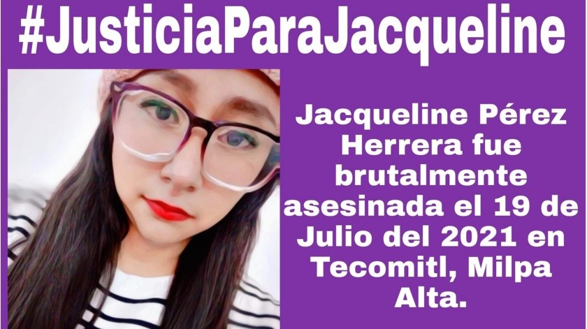 Su madre consiguió justicia por el feminicidio de su hija Jacqueline.(Facebook)