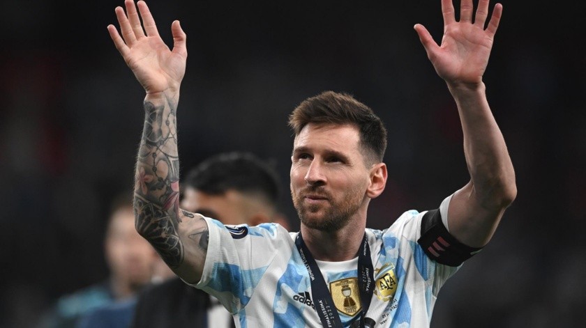 Leonel Messi tuvo que inyectarse como un tratamiento para poder crecer.(EFE)