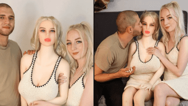 Mujer compra muñeca sexual parecida a ella para su esposo; ahora tienen intimidad los 3