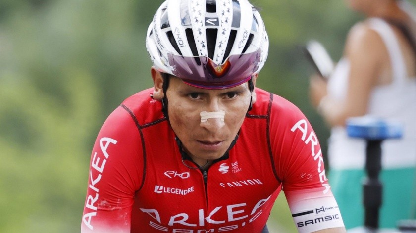 Nairo Quintana fue descalificado del Tour de Francia.(EFE)