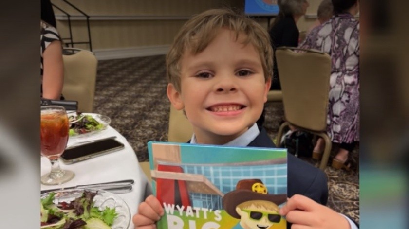 Wyatt Shield es un niño de 6 años que ya publicó su primer libro.