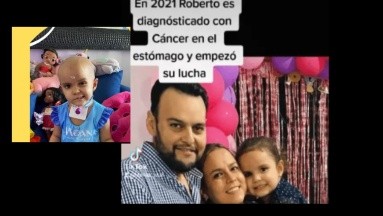Andrea pierde la batalla con el cáncer cerebral en Tamaulipas; su padre murió meses antes