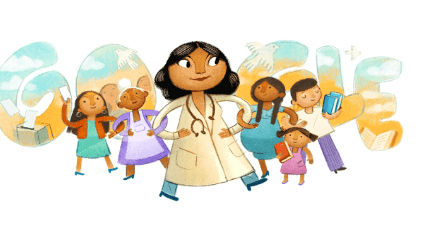 Google celebra el 118 aniversario de nacimiento de Esther Chapa Tijerina.(Captura)