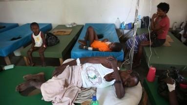 El cólera se sigue propagando en Haití con 123 casos confirmados y 37 muertes segun la OPS