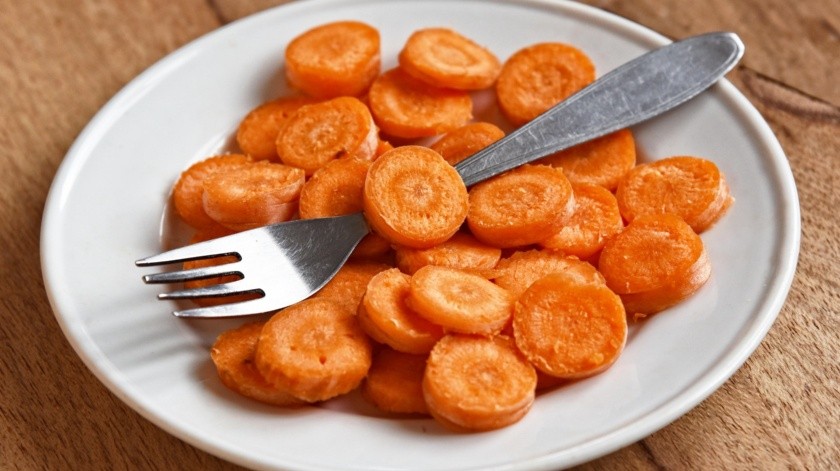 Las zanahorias las puedes comer en puré.