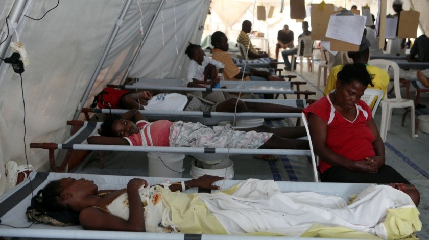 Las muerte por cólera siguen en aumento.(EFE)