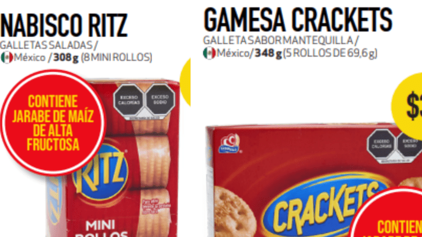 Las galletas Ritz y Crackets fueron analizadas por la Profeco.(Captura Revista del Consumidor)