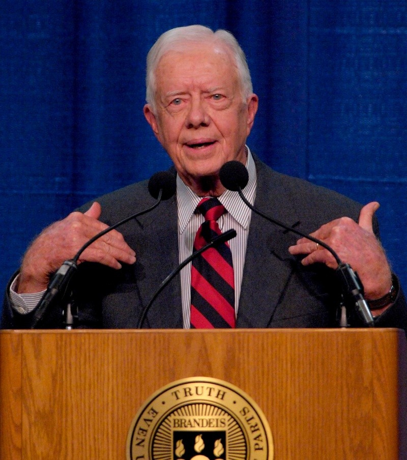 El expresidente de EU, Jimmy Carter, decidió tomar cuidados paliativos en su casa. Foto: EFE