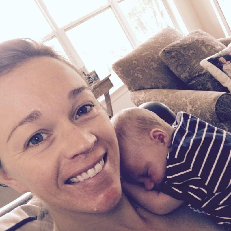 Brandie Boyd Meyer comenzó a luchar con la ansiedad tras el nacimiento de su hijo. Foto: Facebook