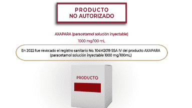Cofepris alerta por Axapara paracetamol inyectable: No está autorizado, señala