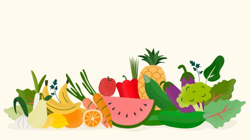 Las frutas y verduras de temporada son una forma de brindarle los nutrientes que necesita al organismo.(Freepik)