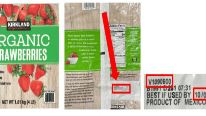La FDA anunció el retiro de fresas congeladas vendidas a Costco y a otras tiendas en EU.(Cortesía)