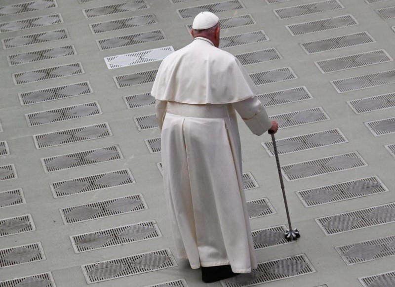 El papa Francisco fue dado de alta tras pasar varios días en el hospital por una bronquitis infecciosa. Foto: EFE 