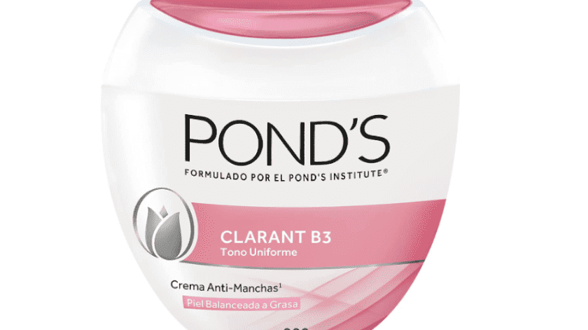 Pond's Clarant B3 dice ser una crema antimanchas.(Internet)