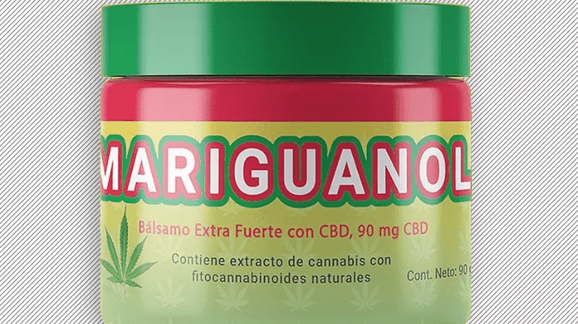 Un producto con extracto de cannabis que promete aliviar dolores(Mariguanol.com)