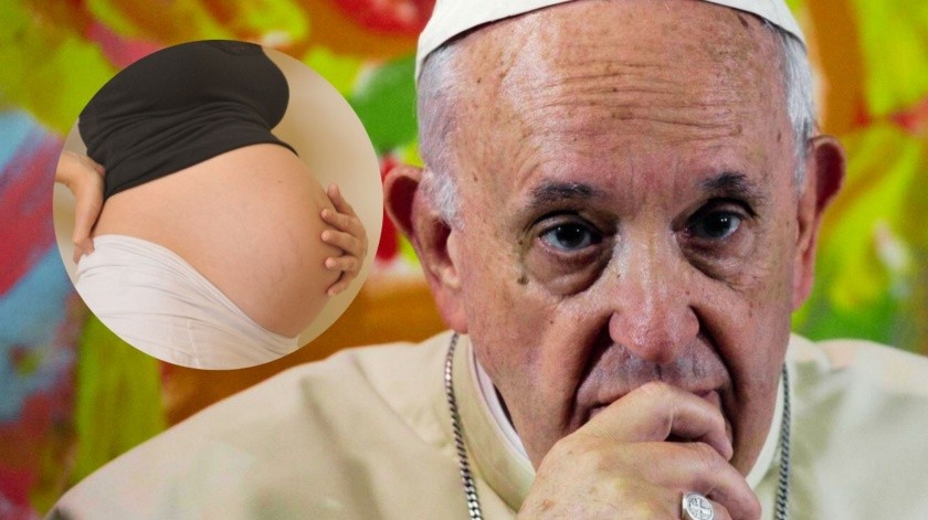 El papa Francisco dijo que no es partidario del útero de alquiler.(EFE-Canva)