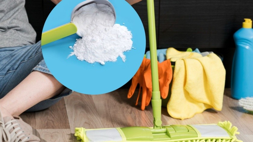 El bicarbonato de sodio puede ser útil para la limpieza de los pisos.(Freepik-Canva)