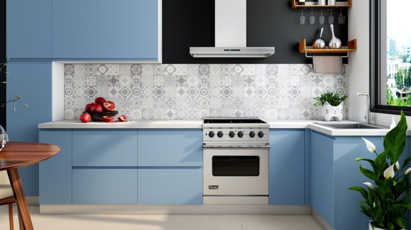 Los azulejos de la cocina deben limpiarse con frecuencia.(Foto de Houzlook en Pexels.)