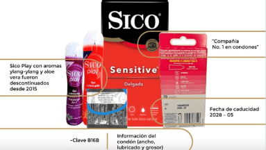 Condones y lubricantes Sico son falsificados en México, según Cofepris