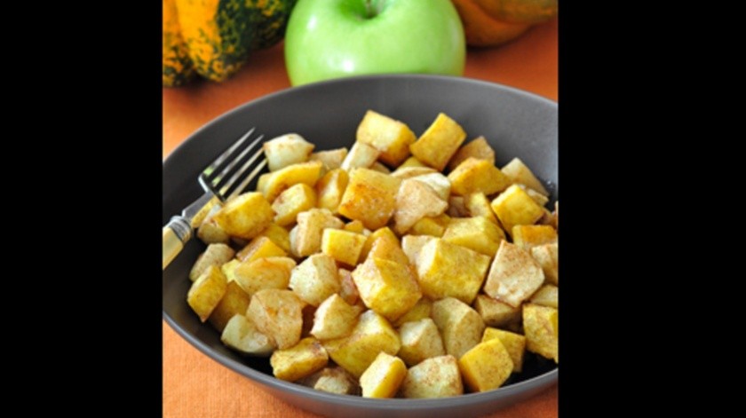 Las manzanas y las calabazas son una combinación diferente.(FoodHero.)