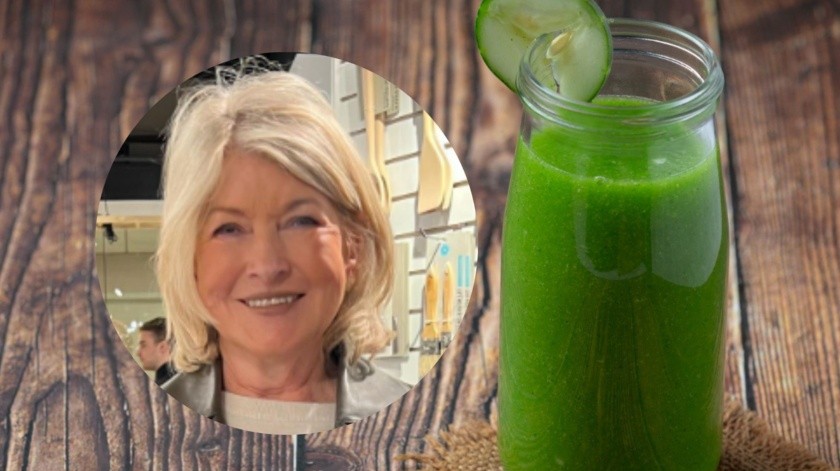 Martha Stewart compartió la receta del jugo verde que toma a diario.(Foto: jcomp en Freepik / Instagram / Canva)