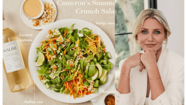 Prepara la exquisita ensalada de verano de Cameron Díaz
