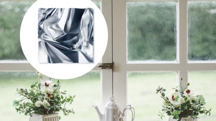 Algunas personas cubren sus ventanas con papel aluminio para mantener fresco su hogar.(Foto: Creada por Canva)
