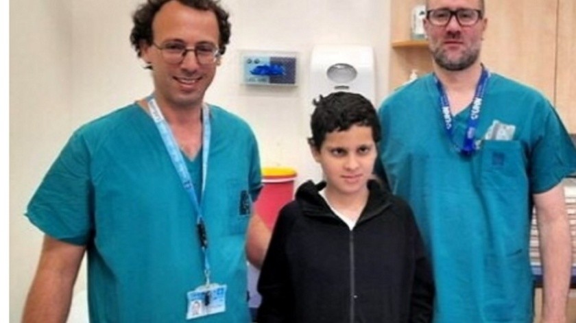 El joven se encuentra recuperándose gracias a los médicos(Foto: Hadassahlatinoamerica.org)