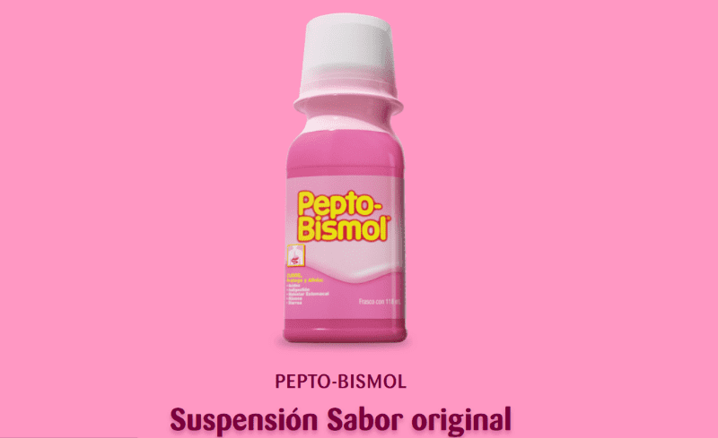 Pepto-bismol es un producto elaborado en el año 1920. Foto: Pepto-Bismol.  