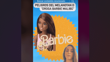 'Droga Barbie Malibú': Alertan por riesgos de Melanotan II, un fármaco viral en TikTok