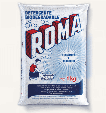  El detergente Roma es un producto multiusos e incluso hay personas que lo usan para bañarse. Foto: La Corona. 