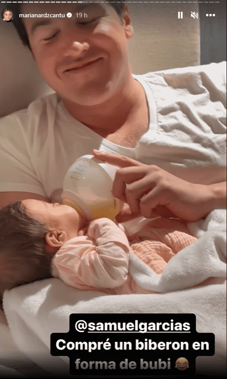  Un método que algunas madres utilizan para alimentar a sus bebés debido a que simula la forma del pecho materno FOTO: Instagram